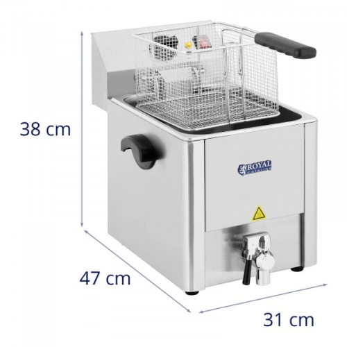 Friteuză - 13 litri - termostat E.G.O.